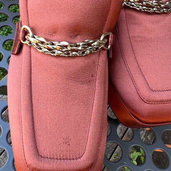 Zimmerman Chain-Embellished Platform Loafers
